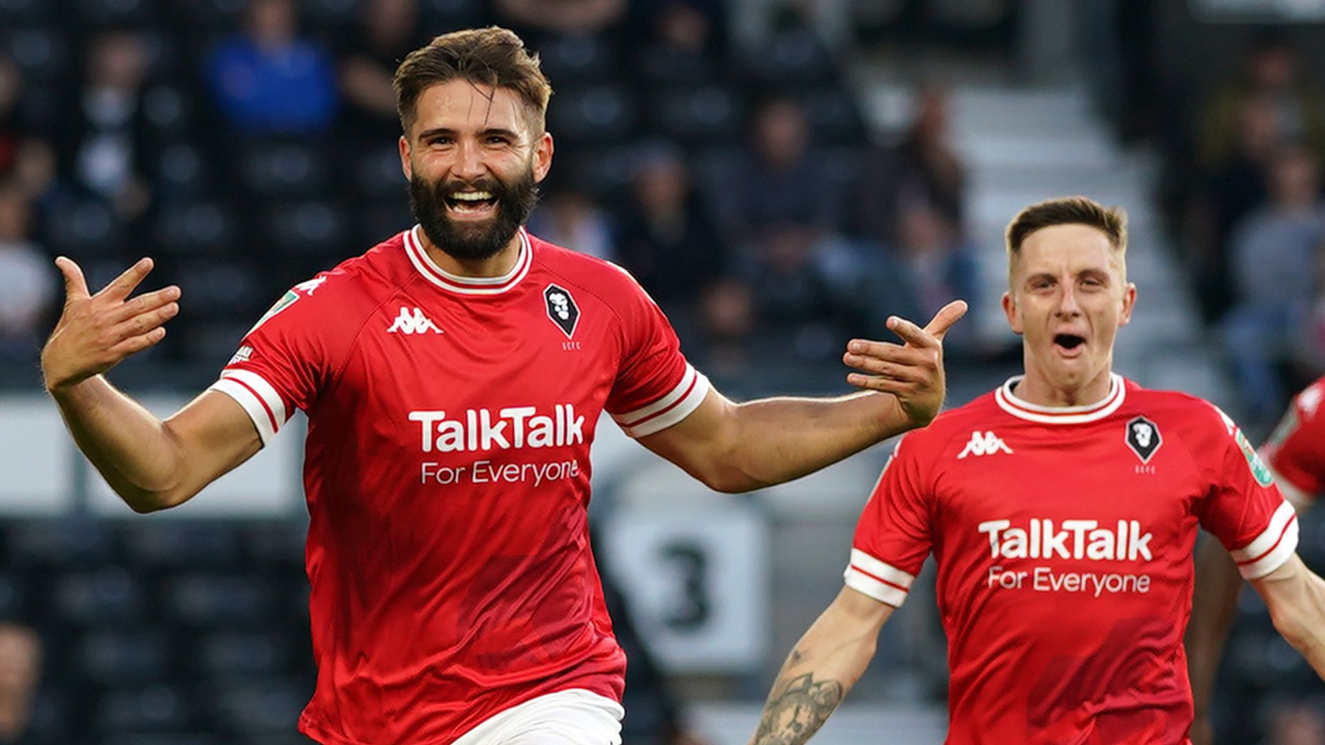 Carabao Cup first round: Derby pull a goal back vs Salford LIVE!