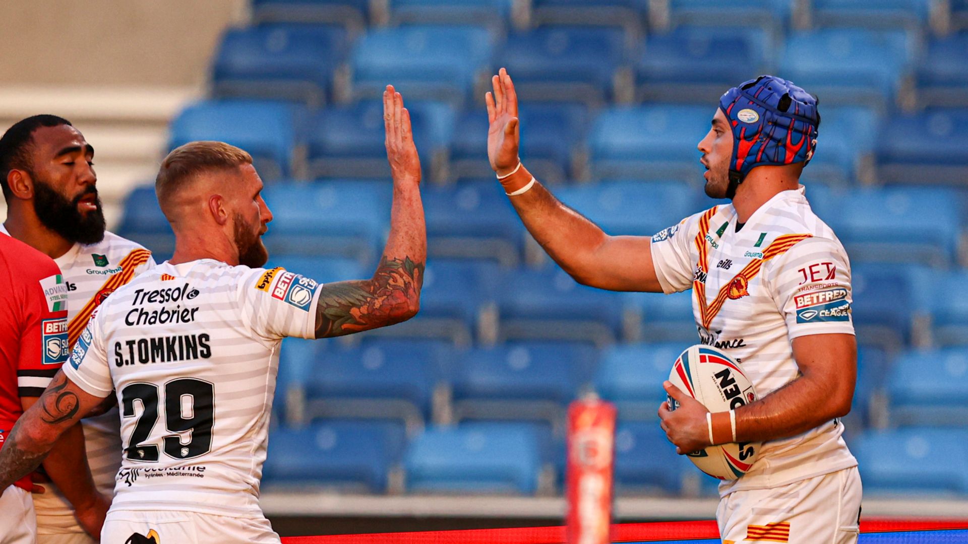 Catalans cement top spot with Salford win