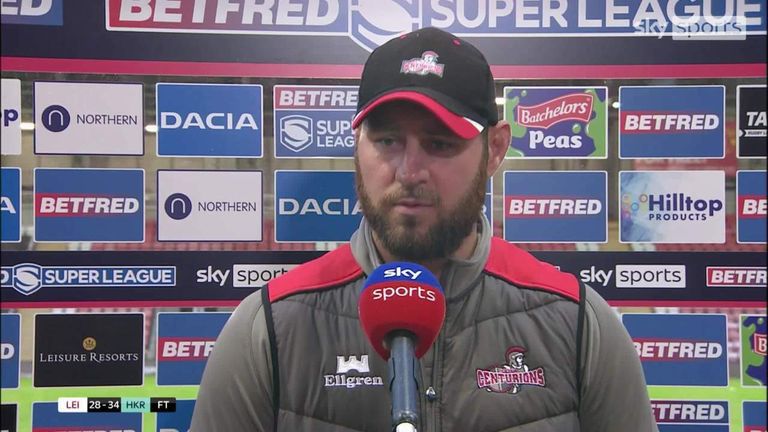 Leigh Centurions interim coach Kurt Haggerty was left frustrated after his side came so close to picking up their first win of the season. 