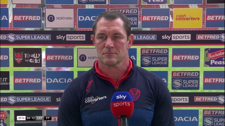 St Helens coach Kristian Woolf told Sky Sports that Lachlan Coote will be missed when he leaves the club after Coote played a big part in Saints' win over Catalans Dragons