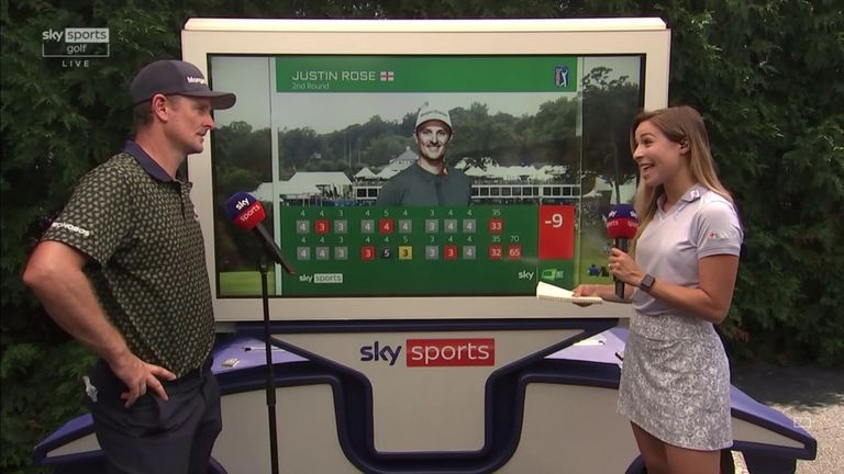 Justin Rose reflects on jumping up the leaderboard with a second-round 65 at the Wyndham Championship and discusses being the latest recipient of the Payne Stewart Award