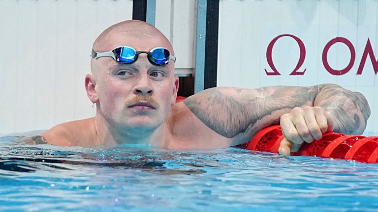 Swimmer Adam Peaty has admitted he is "not enjoying the sport"