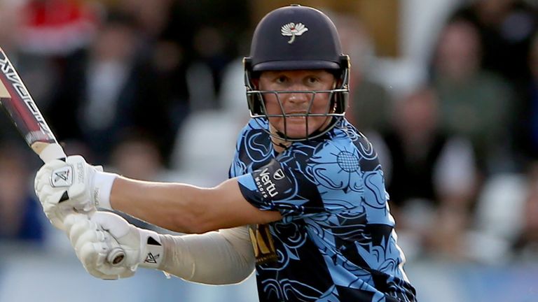Gary Ballance (pictured) and Tom Kohler-Cadmore each scored 55 for Yorkshire at Emirates Riverside
