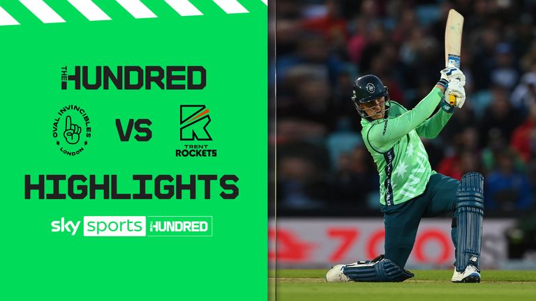 The Hundred: Jason Roy inspires Oval Invincibles to victory over Trent Rockets |  Cricket News