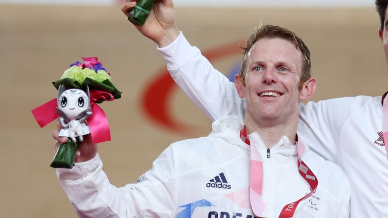 Jody Cundy es el primer hombre en la historia de los Juegos ParalímpicosGB en ganar una medalla en siete Juegos. 