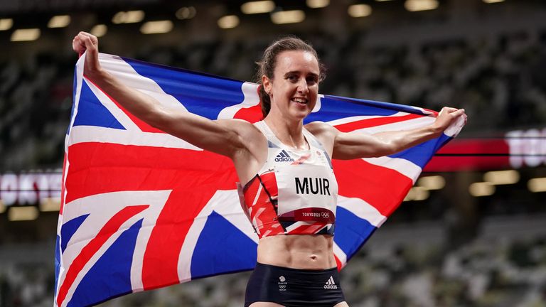 Laura Muir was elated after delivering on the greatest stage of them all