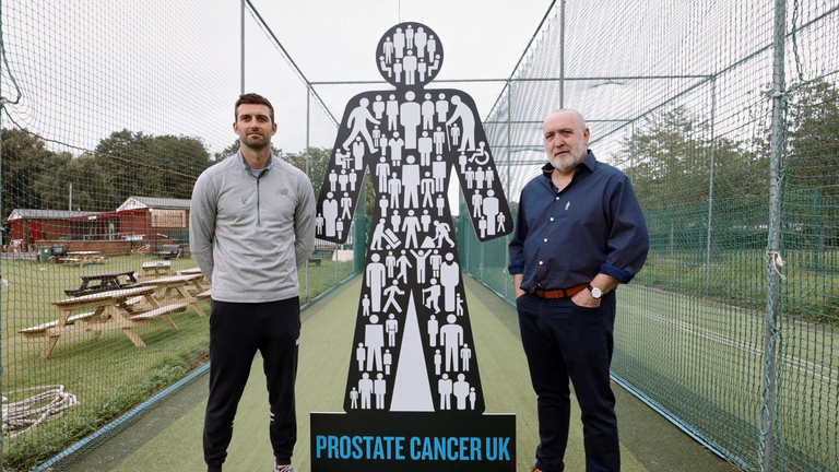 Mark Wood and his dad Derek Ben. Prostate Cancer UK celebrates the importance of men showing appreciation for one another.