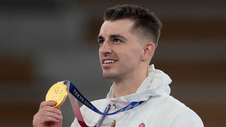 Max Whitlock retained his Olympic gold medal on the pommel horse