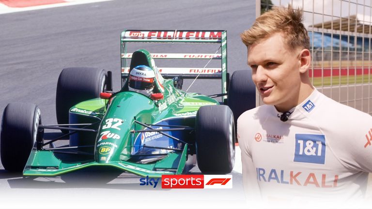 Mick Schumacher gets to drive the car his father Michael made his F1 debut in 30 years ago.