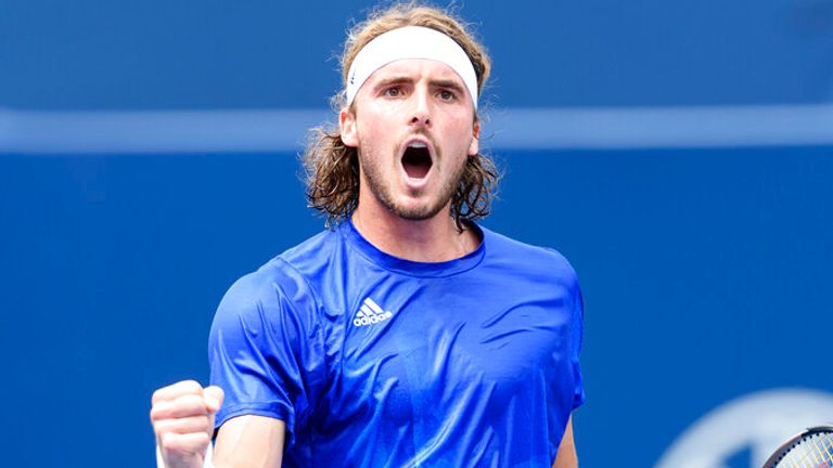 Stefanos Tsitsipas n'a pas encore pris de vaccin COVID-19 (Photo de Julian Avram/Icon Sportswire) (Icon Sportswire via AP Images)