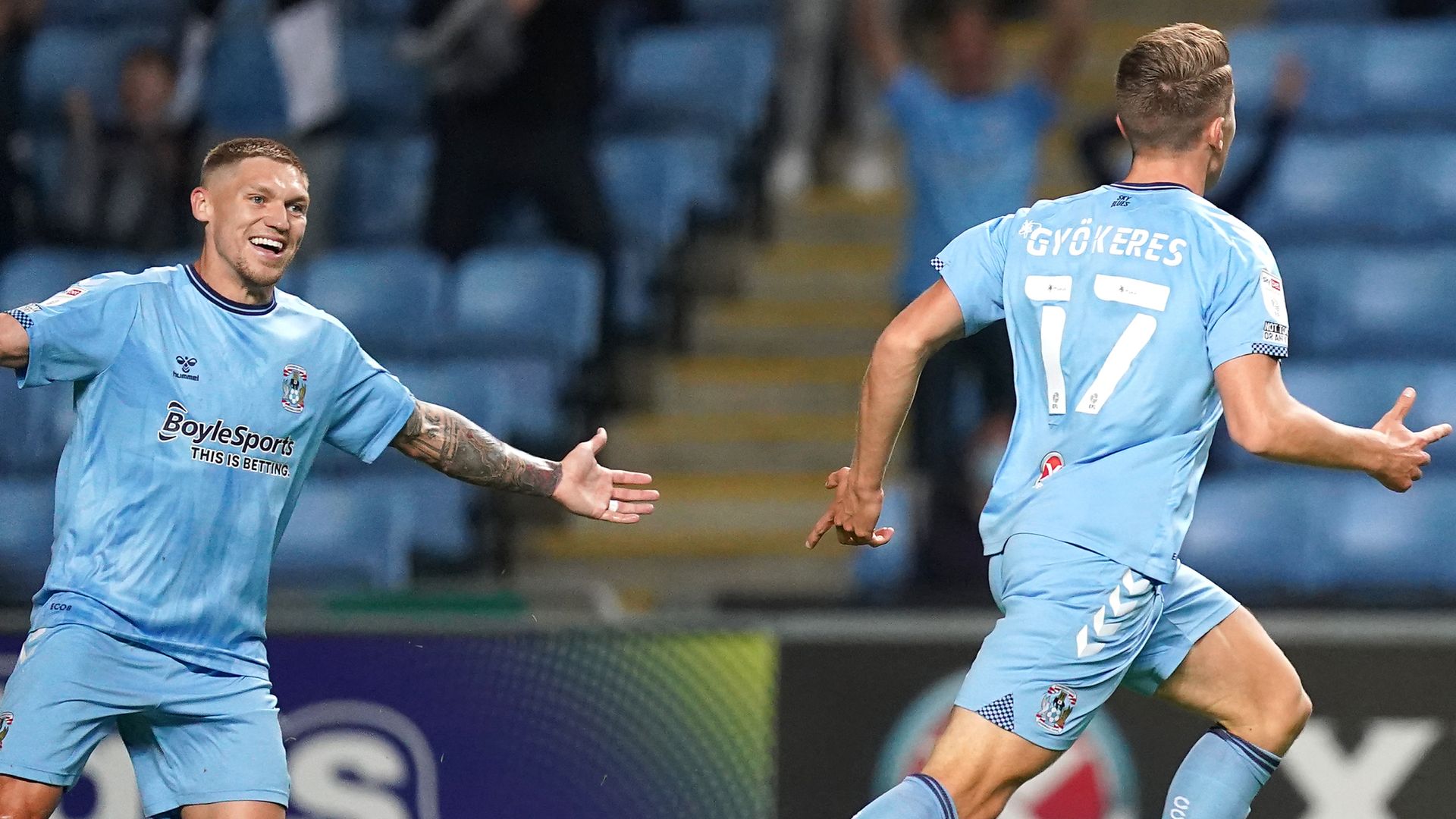 Gyokeres strikes as Coventry beat Cardiff