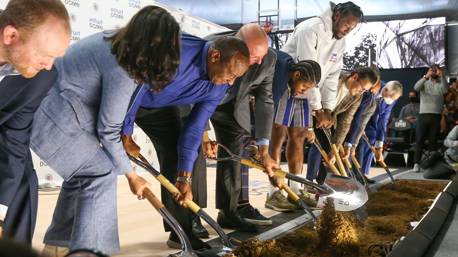 Clippers break ground on new arena