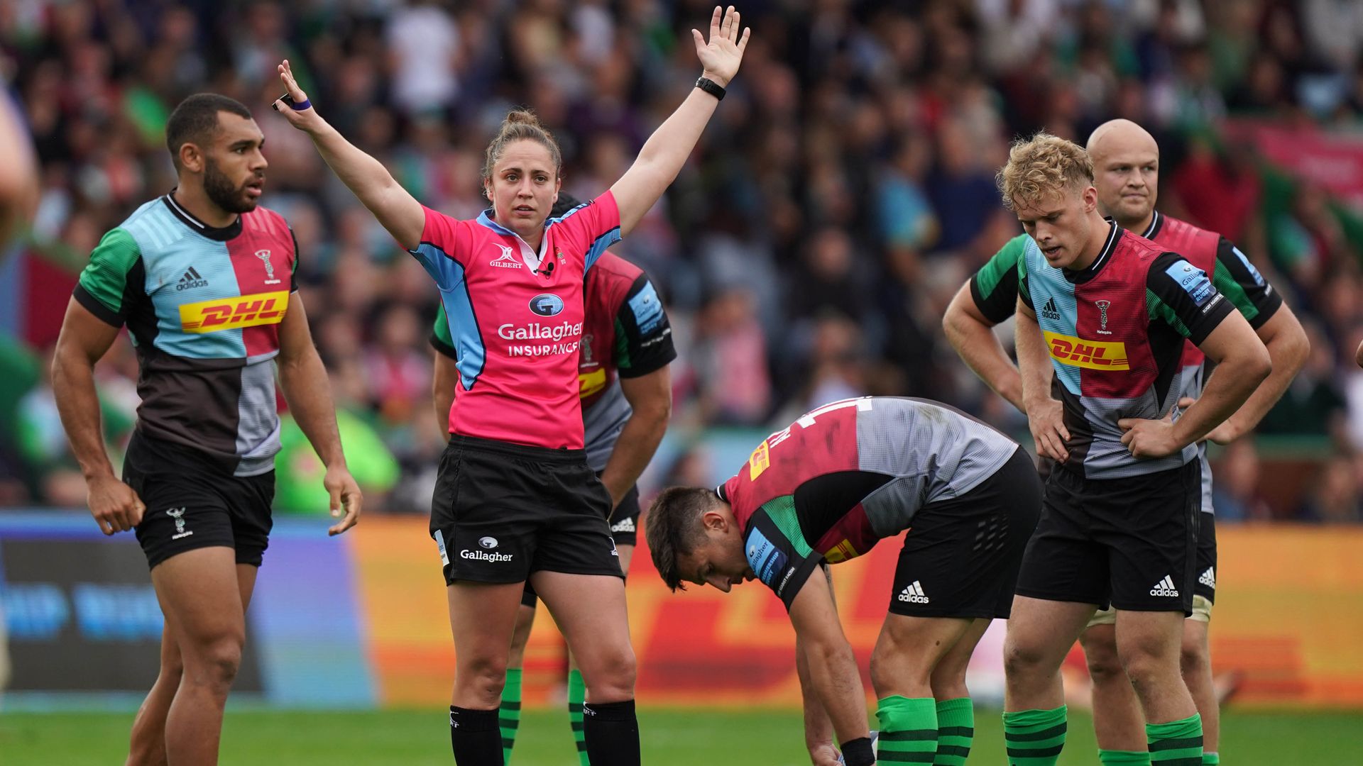 Premiership's first female ref striving to stay at the top