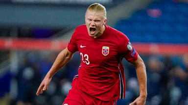 Erling Haaland scored a hat-trick as Norway thrashed Gibraltar 5-1 in World Cup Qualification