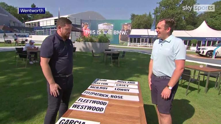 Sky Sports reporter Jamie Weir is joined by performance analyst Duncan Carey to discuss who Padraig Harrington will send out to play for Team Europe on the opening morning of the Ryder Cup