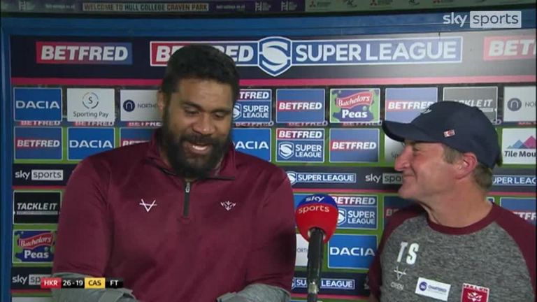 Tony Smith showed his gratitude to Mose Masoe after Hull KR's win over Castleford, but felt their biggest win was seeing the former prop walking on the pitch