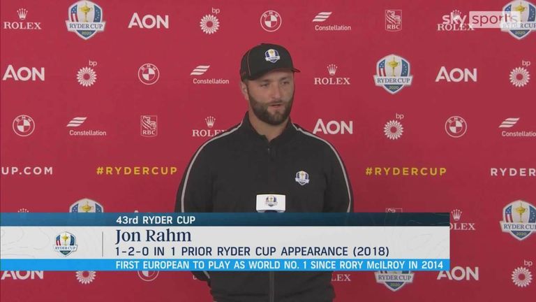 World No 1 Jon Rahm explains why the Ryder Cup means so much to him and the pressure he feels in following a long line of Spanish players to represent Europe.