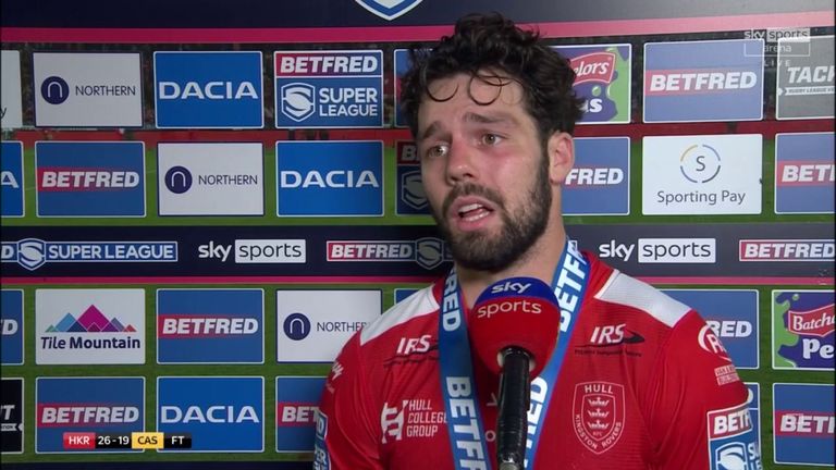 Complainant Will Dagger said it was a privilege to be part of the team after helping take Hull KR to 5 in the Super League