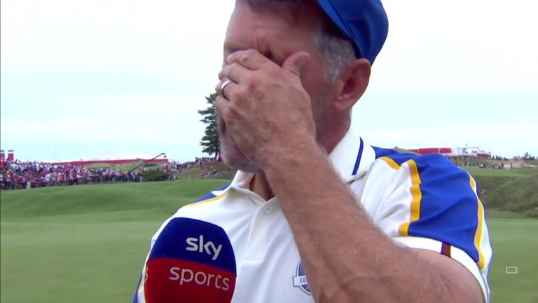 An emotional Lee Westwood admitted his Ryder Cup career as a player may be over after signing off his week with victory in the Sunday singles