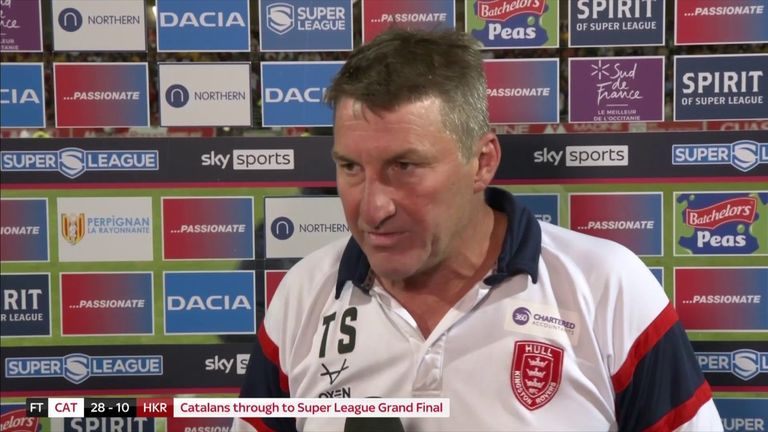 Tony Smith felt Hull KR's 'skill levels weren't good enough tonight' after losing out to the Catalans Dragons in the Super League play-off semi-final
