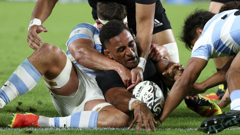 New Zealand secured a comfortable 39-0 victory over Argentina in their Rugby Championship clash