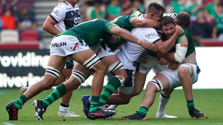 There was nothing to separate London Irish and Sale in Sunday's Premiership clash