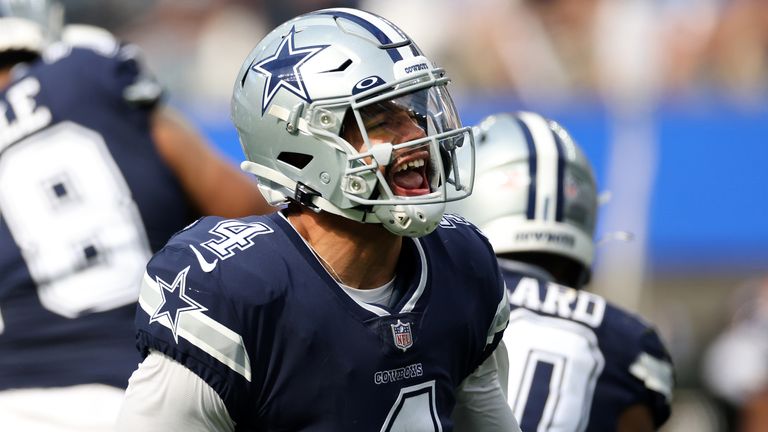 Dak Prescott steered the Dallas Cowboys to their first win of the 2021 NFL season