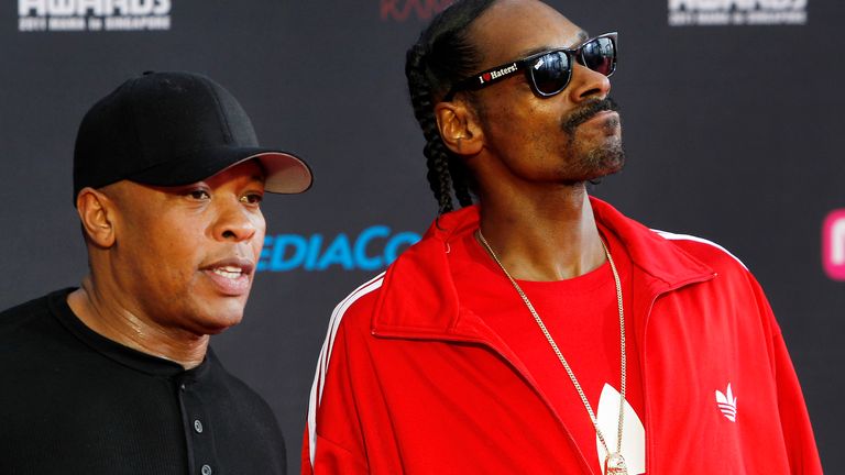 Dr Dre and Snoop Dogg will be on stage together for the Super Bowl half-time show in February