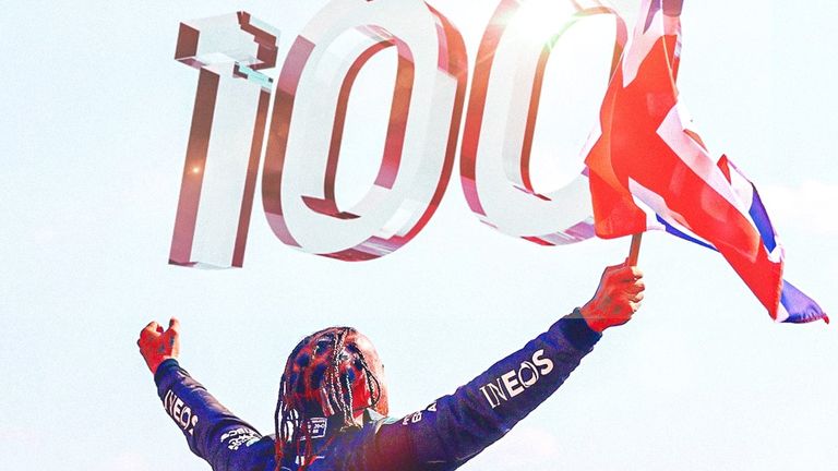 Lewis Hamilton became the first F1 driver to reach 100 career victories after winning the Russian Grand Prix in Sochi