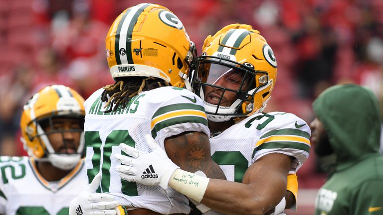 Aaron Jones and Jamaal Williams are set to face each other for the first time in the NFL 