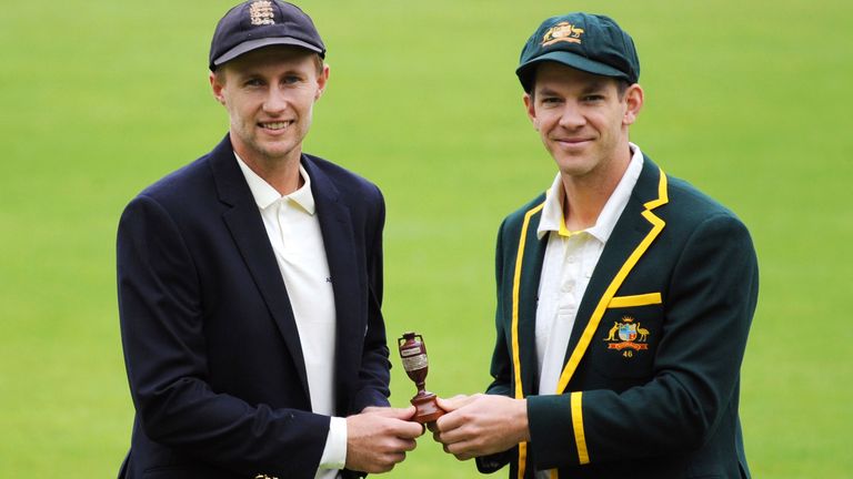 England captain Joe Root and Australia captain Tim Paine are set to lead their sides into the first Test on December 8