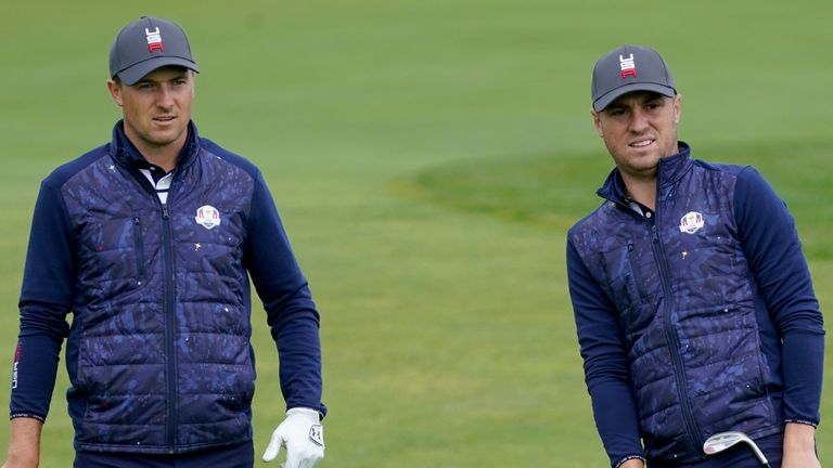 Jordan Spieth and Justin Thomas should lead the way for USA, says Davies