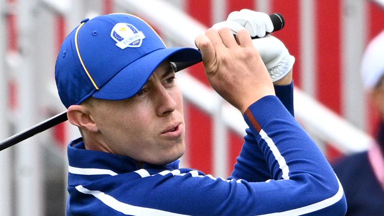Matt Fitzpatrick is still without a win in his two Ryder Cup appearances
