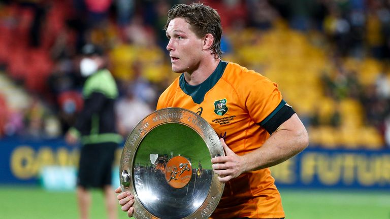 Wallabies skipper Michael Hooper has led Australia to two victories over South Africa in the last few weeks 