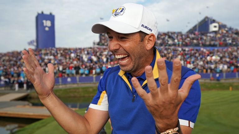 Sergio Garcia est le meilleur marqueur européen de tous les temps aux Ryder Cups