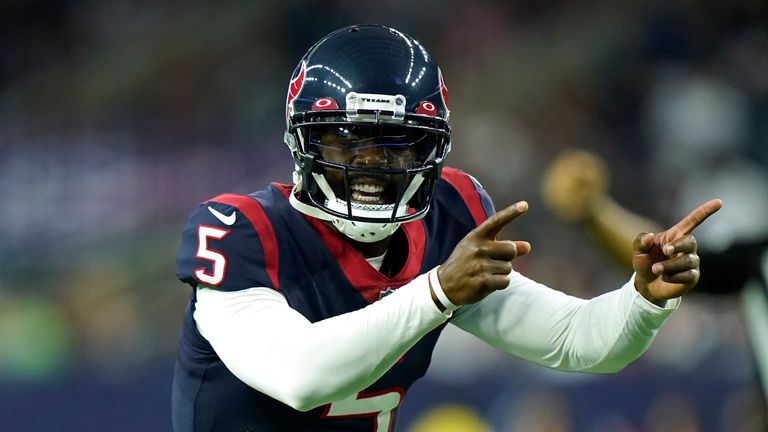 Tyrod Taylor named Houston Texans starter at quarterback; Deshaun ...