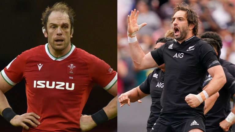 Alun Wyn Jones and Sam Whitelock will captain Wales and New Zealand respectively in Cardiff on Saturday 