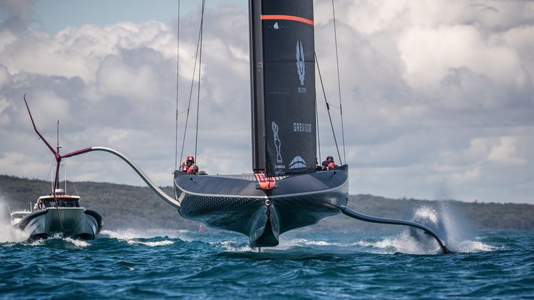 The incredible AC75s will remain as the class of boat for the 37th America's Cup (Image credit: C Gregory for INEOS Britannia)