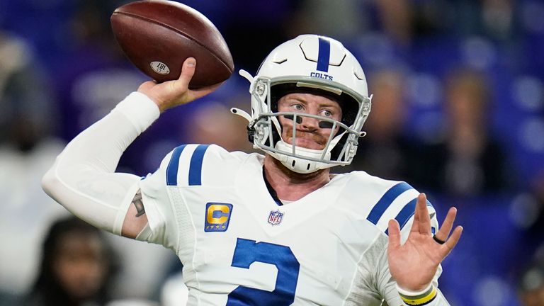 Indianapolis Colts quarterback Carson Wentz could be a quarterback target on the waiver wire for Week Six