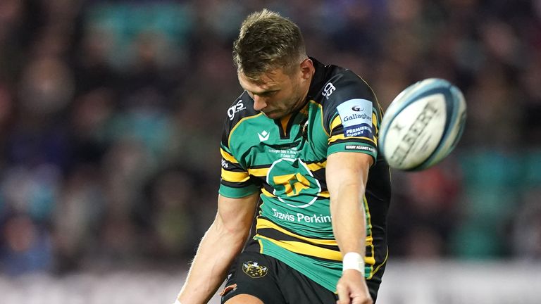 Dan Biggar scored the opening try and kicked eight conversions for Northampton