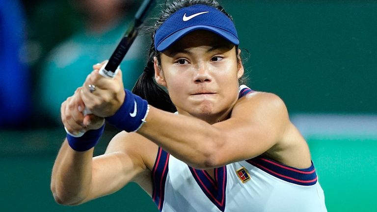 Emma Raducanu does not need to 'press the panic button' following her first-round exit at Indian Wells, according to tennis broadcaster Barry Cowan