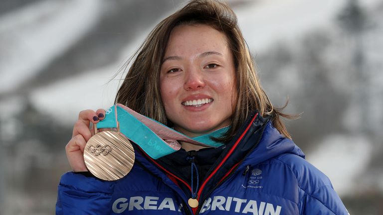 Great Britain's Isabel Atkin was a bronze medallist in Pyeongchang