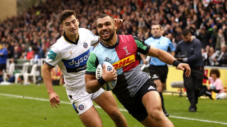 Joe Marchant is back for the Harlequins when they face Cardiff