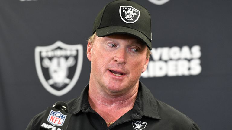 Jon Gruden resigned as Las Vegas Raiders head coach earlier this season