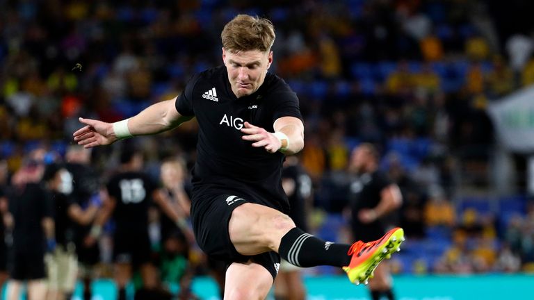 Jordie Barrett again kicked brilliantly for New Zealand, but they fell short this week  
