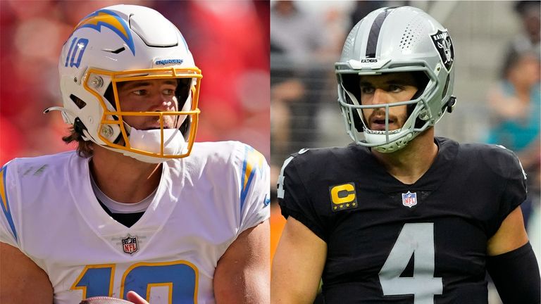 Justin Herbert et Derek Carr s'affrontent dans Monday Night Football