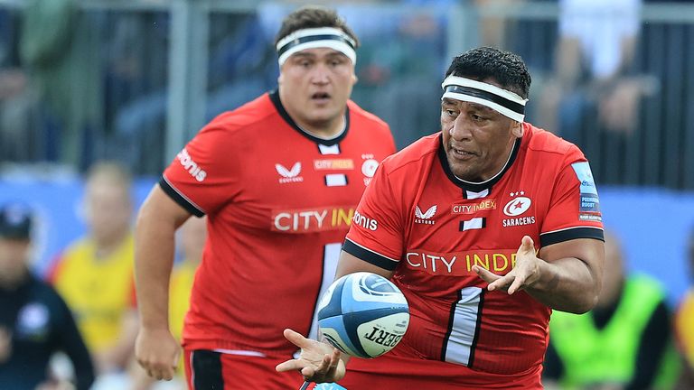 Mako Vunipola and Jamie George were both prominent in Saracens' win at Bath
