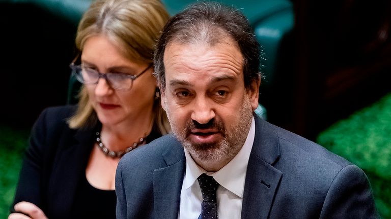 Martin Pakula says he does not want to have 'beef' with Nick Kyrgios