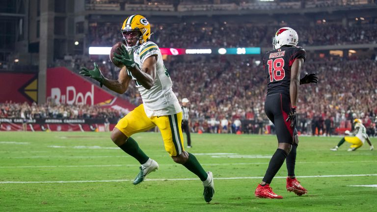 Rasul Douglas intercepted a pass from Kyler Murray that A.J. Green wasn't expecting, with only 15 seconds left on the clock as the Green Bay Packers beat the Arizona Cardinals