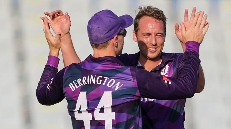 Josh Davey led the way with eight wickets for Scotland in round one